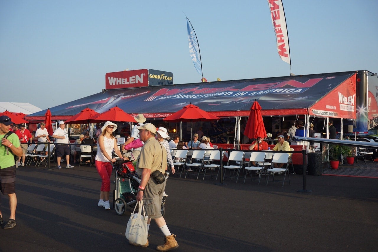 Whelen booth #488 during AirVenture 2014